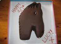 Horse Birthday Cake